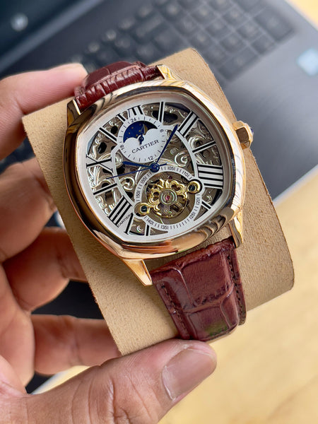 Car.tier Tourbillion machinery automatic