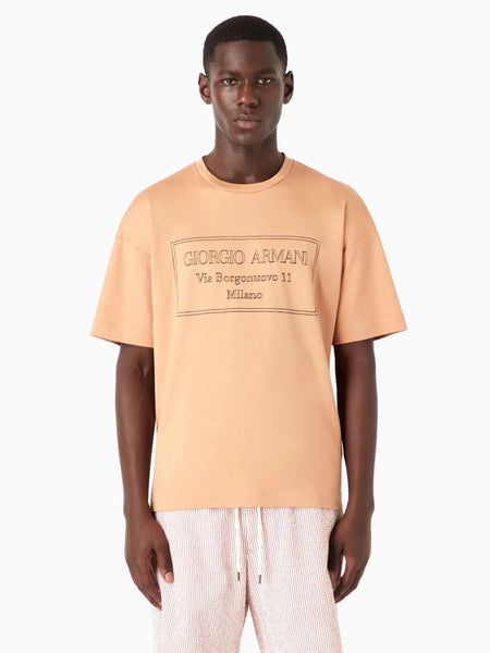 Ar.mani ex.change drop shoulder Rn tshirt