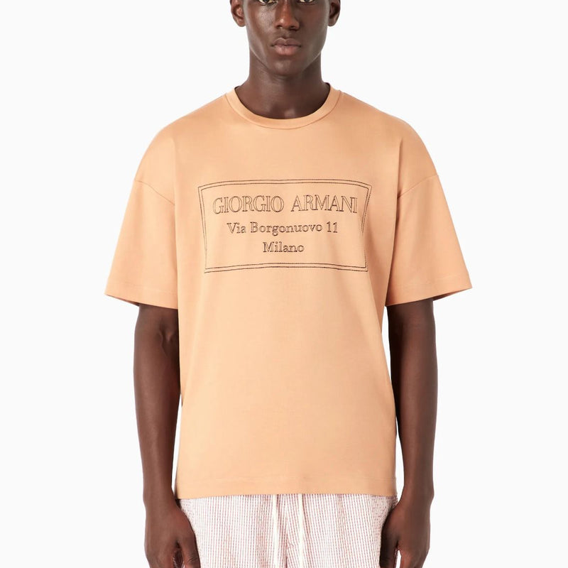 Ar.mani ex.change drop shoulder Rn tshirt
