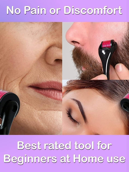 Derma Roller 0.5mm for hair regrowth for men/women