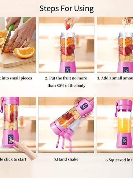 Portable Electric USB Juice Maker Bottle