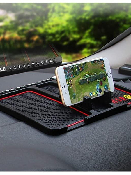 HSR Car Accessories Multifunction Phone GPS Holder Anti-Slip Silicone Pad and Car Mobile Holders for Car Dashboard