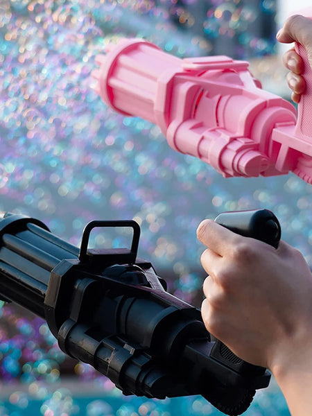 Rocket Launcher Electric Bubble Machine Gun for Toddlers Toys