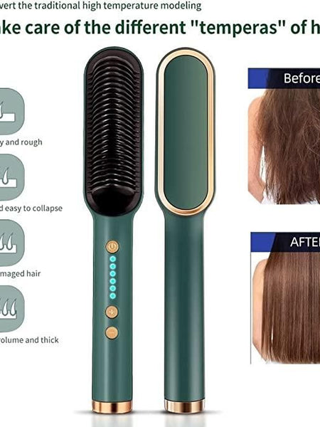 Professional Electric Hair Straightener Comb Brush