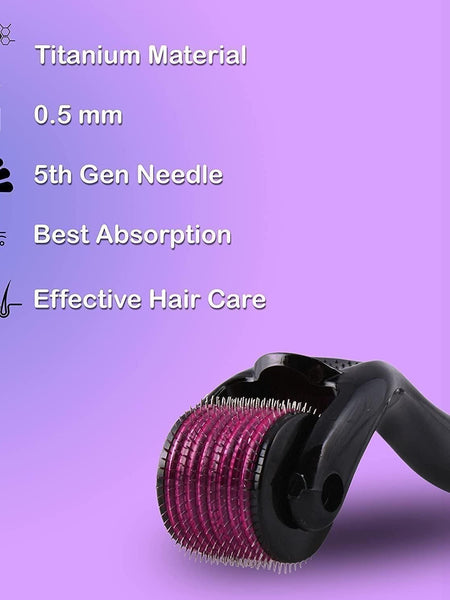 Derma Roller 0.5mm for hair regrowth for men/women