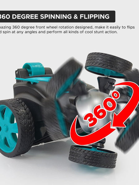 Remote Control RC Stunt Vehicle 360�Rotating Rolling Radio Control Electric Race Car