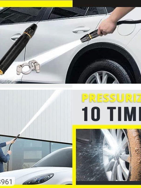 Portable High Pressure Washing Water Nozzle (Black)
