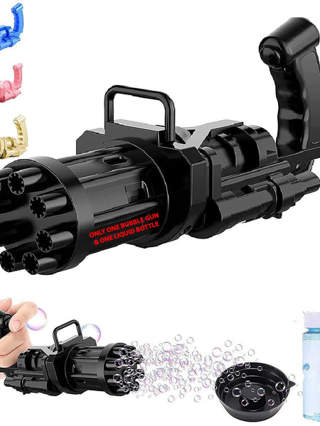 Rocket Launcher Electric Bubble Machine Gun for Toddlers Toys