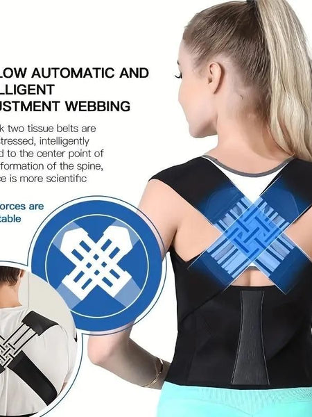 Adjustable Back Posture Corrector/ Slouching Relieve Pain Belt Women Men