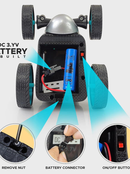 Remote Control RC Stunt Vehicle 360�Rotating Rolling Radio Control Electric Race Car